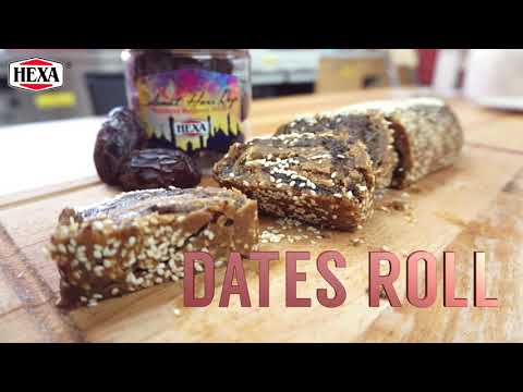 Persian Style Dessert - Dates Roll - HEXA We'r Cooks #17