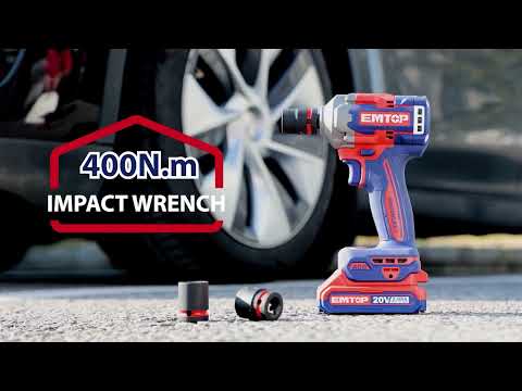 EMTOP Cordless impact wrench (ECIWL2040)