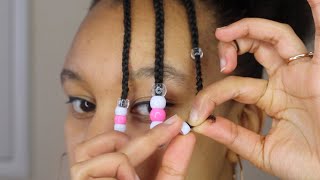 3 QUICK EASY WAYS TO ADD BEADS TO HAIR with and without beader
