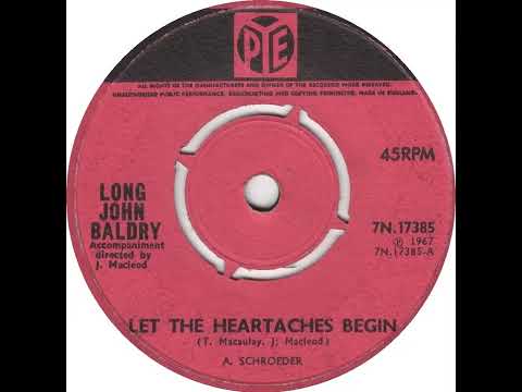 UK New Entry 1967 (260) Long John Baldry - Let The Heartaches Begin