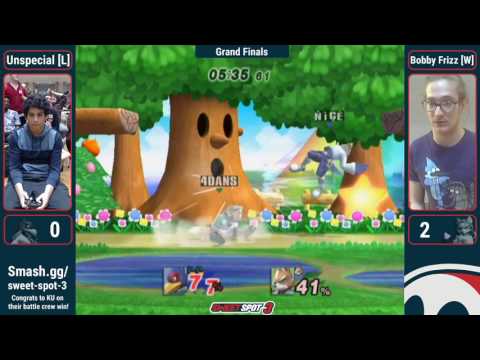 Sweet Spot 3 PM - Unspecial (Fox, Falco) Vs. Bobby Frizz (Fox, Donkey Kong) Grand Finals
