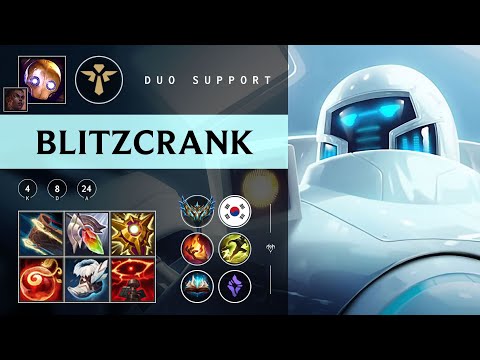 Blitzcrank Support vs Braum - KR Challenger Patch 25.24