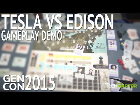 GenCon 2015 - Tesla vs Edison Gameplay Rundown