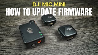 Video thumbnail for DJI Mic Mini How To Update Firmware and Change Settings by Air Photography