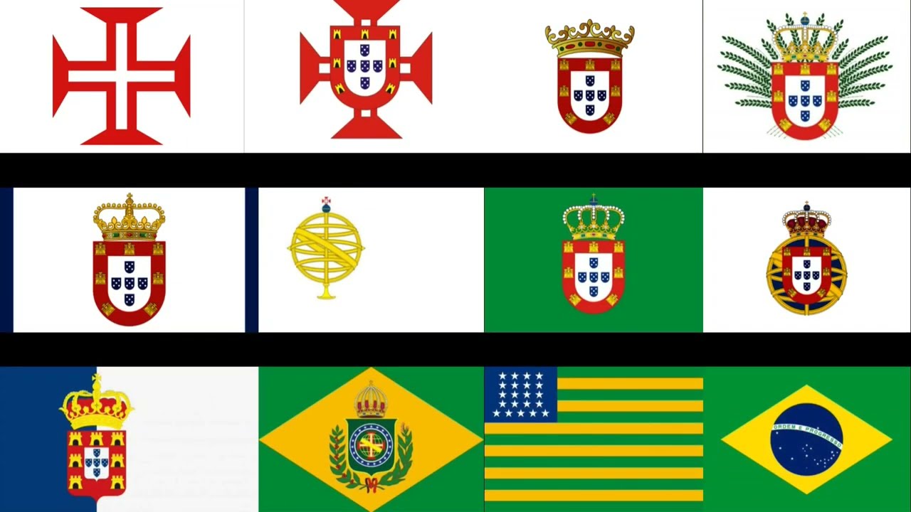 QUANTAS BANDEIRAS O BRASIL JÁ TEVE DO SEU DESCOBRIMENTO ATÉ HOJE?