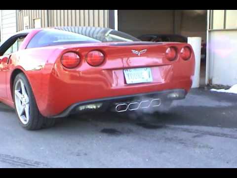 QTP Corvette Screamer Twintronic Exhaust Stock Manifolds