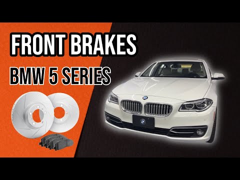 Front Brakes - Rotors and Pads Replacement BMW 528i 535i 550i xDrive (11-2016)