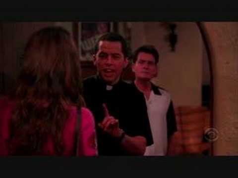 Two and a half men funny scenes (anti judith)