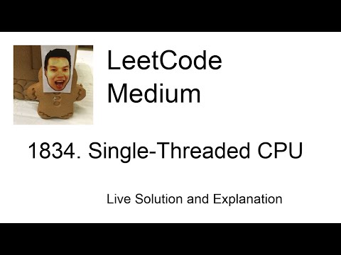 1834. Single-Threaded CPU (Leetcode Medium)