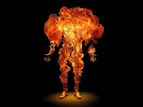 CET HOMME EST EN FEU !!!