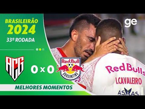 Gols e lances de Atlético-GO x Red Bull Bragantino