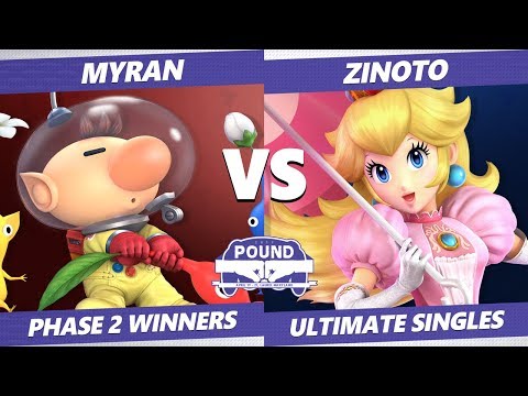 Pound 2019 SSBU - Armada Myran (Olimar) VS  Zinoto (Peach) Smash Ultimate Phase 2 Winners