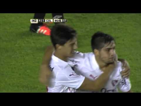 Gol de Rigoni, Independiente 4 - 1 Colón - Primera Division Fecha 6