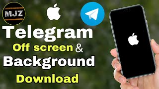 How To Download Telegram Files In Background |offscreen | iOS iPhone iPad 2021 mode