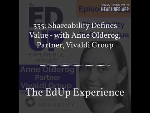 Shareability Defines Value - with Anne Olderog, Partner, Vivaldi Group
