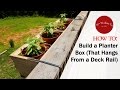 View 12 Hanging Deck Rail Planters