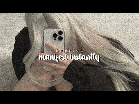 manifest instantly! ★ desires happen with ease subliminal [listen once]