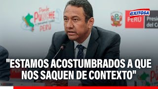 🔴🔵 Ministro Manero: "Declaraciones sobre minería fueron sacadas de contexto"