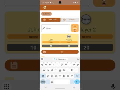 My Score simple points counter