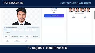 How to Use PSPMaker.in | Free Passport Size Photo Maker Online