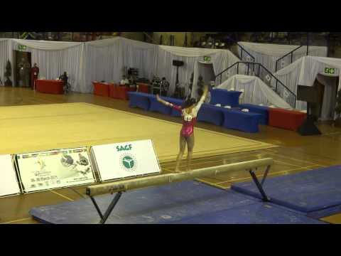Farida Nassar EGY - Beam Qual. - African Champs 2014