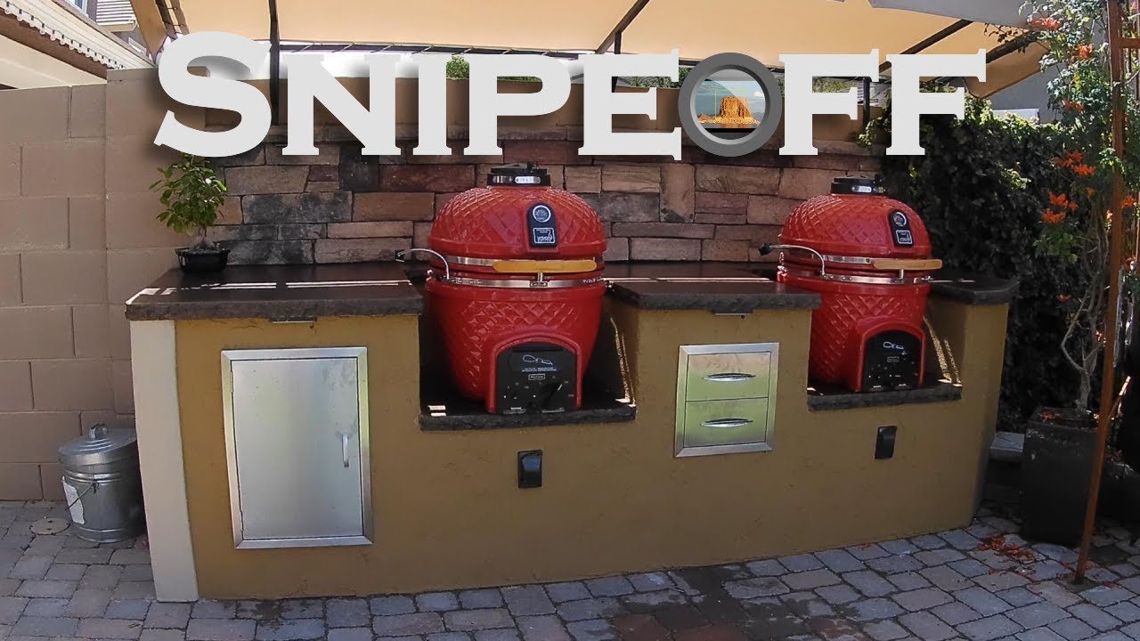 Outdoor Kitchen Timelapse Build Start To Finish