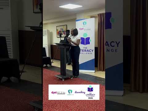 WATCH: MC Eno Safo Welcomes Guests at Literacy Challenge 2026 Launch
