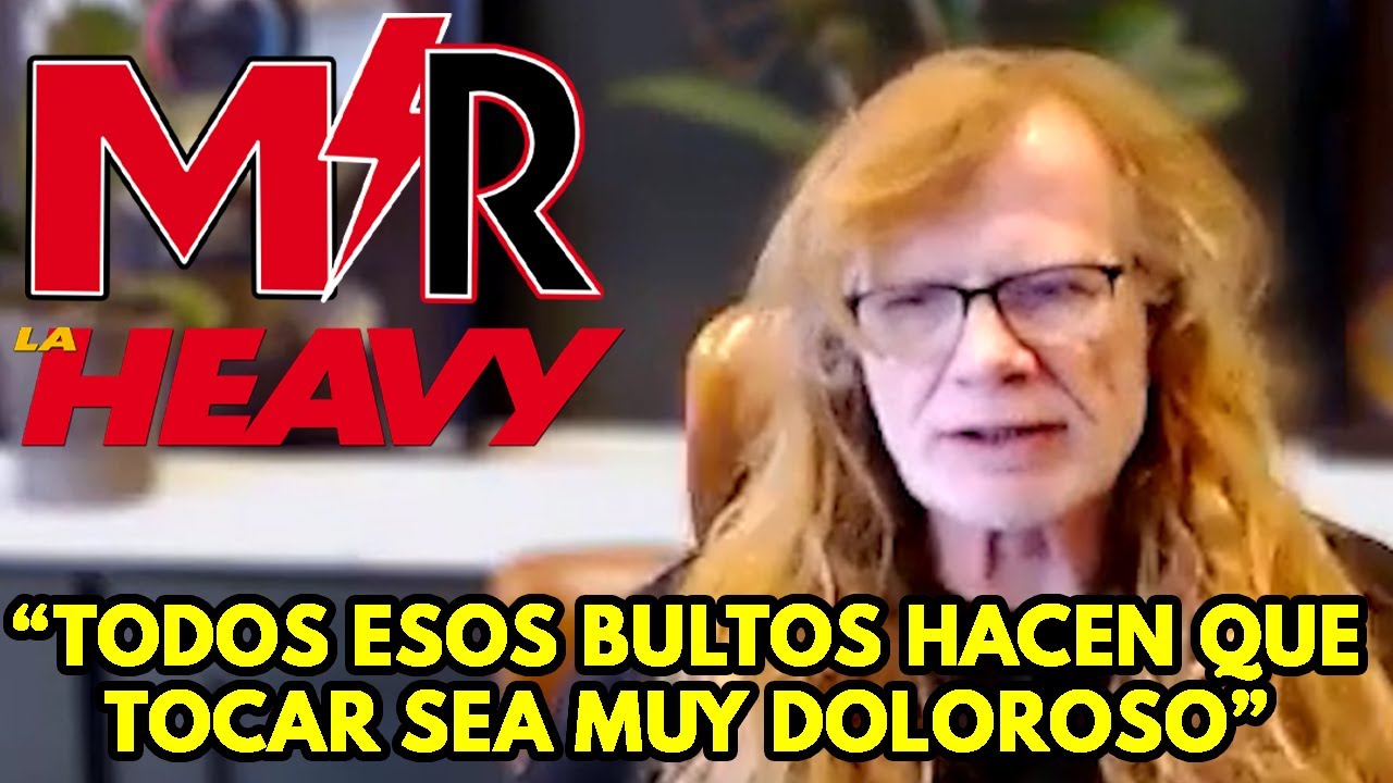 DAVE MUSTAINE y el porqu&eacute; del fin de MEGADETH: &ldquo;Todos esos bultos hacen que tocar sea muy doloroso&rdquo; - YouTube