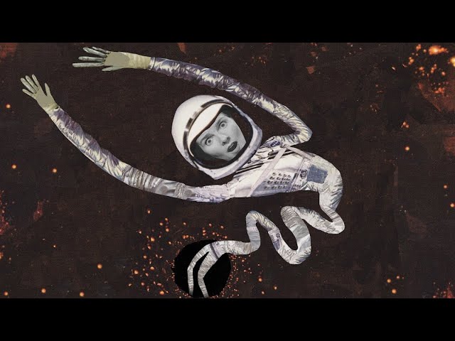 Vídeo relacionado con Astronauta Agujero Negro Perdido en el Espacio Ilustración Universo Camiseta