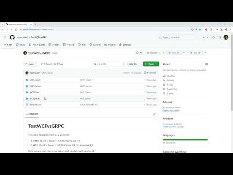 TestWCFvsRPC - WCF vs GRPC Test - Part 1 - Project Structure / Design