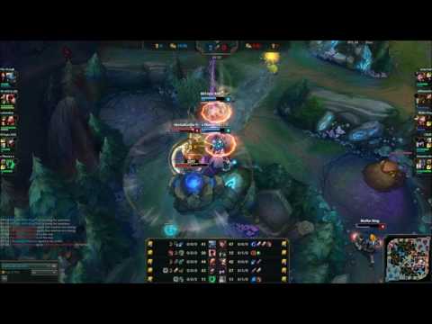 KogMaw Ft. Thresh Vs. Caitlyn Ft. Galio Botlane