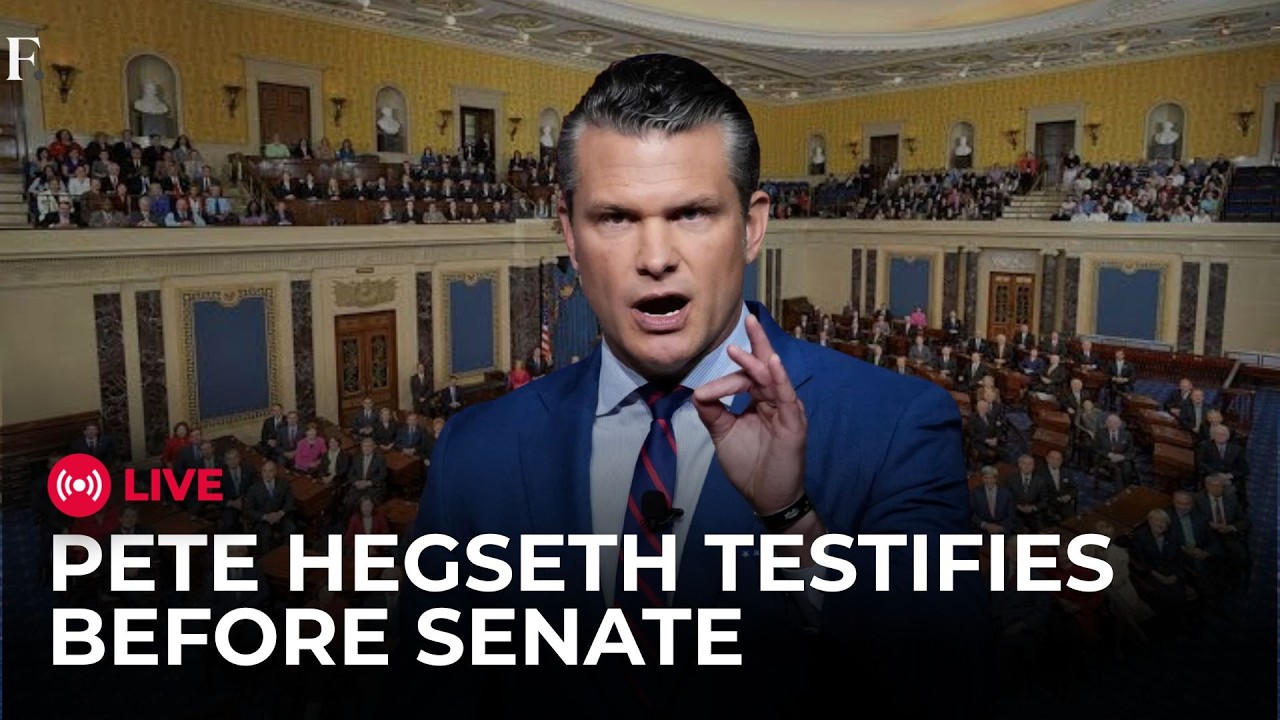 Pete Hegseth LIVE: US Secretary of Defence Pete Hegseth Appears for Senate Hearing