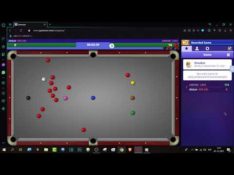 IMPRESIONANTES BREAKS ! / ANDRE GDS vs ALDAIR XPLOD / SNOOKER / SEMIFINAL CLUBES A FLECHA 30-11-2021
