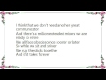 Utopia - More Light Lyrics