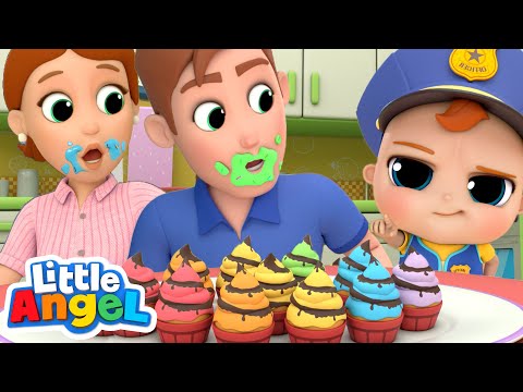 Who Ate the Cupcakes? | Johny Johny Song  & More Nursery Rhymes by Little Angel