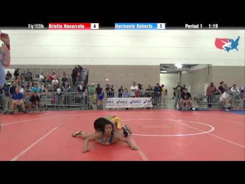 FILA Junior 51 kg / 112.25 lbs. - Kristin Navarrete vs. Harmonie Roberts