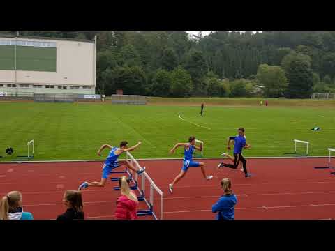 100m př  žci Konvalina 14,55 s, Šedivý 15,11 s, Brát 15,71 s Jihlava 9 9 2017