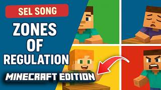 Zones of Regulation Song (Minecraft Edition) | SEL for Kids gameplay video by hvizz, 1:59 duration