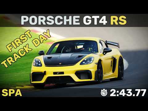 First track day with my NEW racing yellow Porsche GT4 RS at Spa-Francorchamps | September 2024