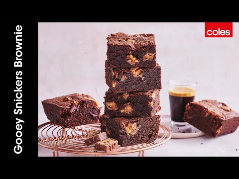 Gooey Snickers Brownie