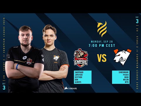 Team Empire vs Virtus.Pro // Rainbow Six European league 2020 - Stage 2 - Playday #3