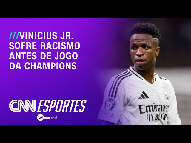 Vinicius Jr sofre racismo da torcida do Atlético de Madrid antes de jogo da Champions | CNN PRIME TI