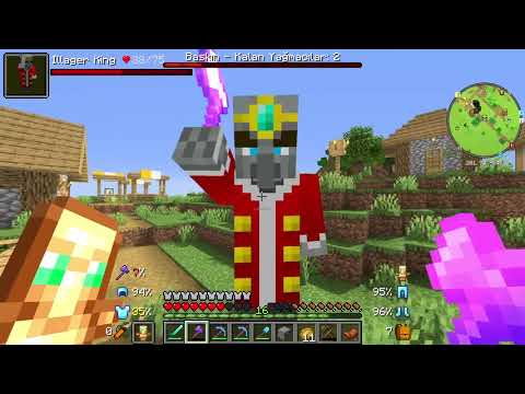 Season 11 Minecraft Modded Survival Episode 14 - I Became the Hero of the Village