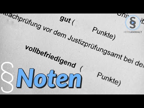 Schlechte Noten im Jurastudium - Nur Befriedigend ? | Herr Anwalt