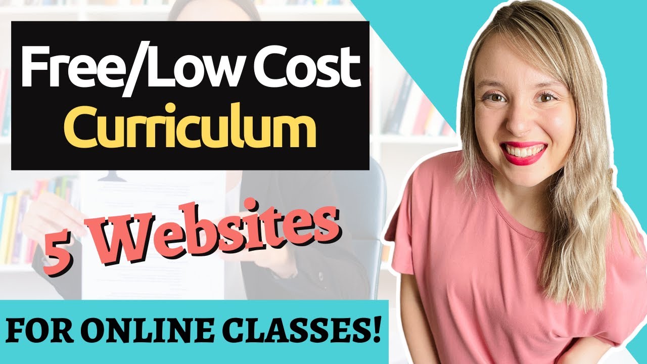 5 Free + Low Cost Curriculum Options for Online Teachers I Where to find curriculum online teaching