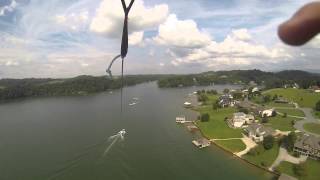 preview picture of video 'Parasail on Boone Lake, Johnson City, Tennessee - 2 of 2'