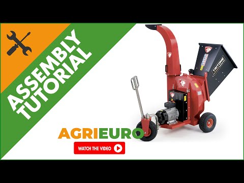 Ceccato Olindo Tritone Monster Electric Wood Chipper - Three-phase - 12.5 HP - Assembly tutorial