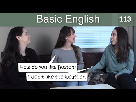 Lesson 113 👩‍🏫Basic English with Jennifer - Chitchat & Common Questions