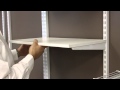 Installing Wood Shelves FreedomRail OrganizedLiving Com