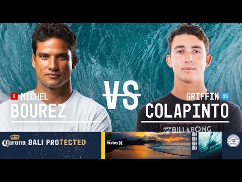 Michel Bourez vs. Griffin Colapinto - Quarterfinals, Heat 1 - Corona Bali Protected 2018